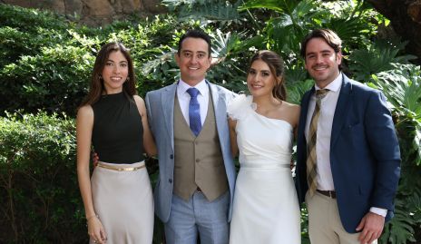  Ana Karen Torres, Alejandro Parra, Daniela Reverte y Eduardo Álvarez.