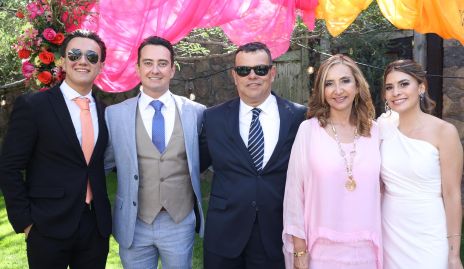  Juan Pablo Parra, Alejandro Parra, Alejandro Parra, Raquel González y Daniela Reverte.