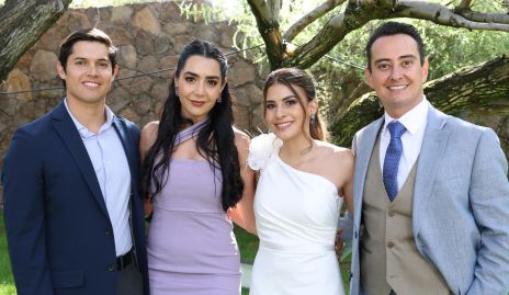  Douglas Rodríguez, Paola Arpayán, Daniela Reverte y Alejandro Parra.