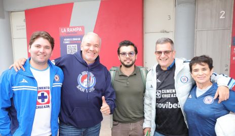  Diego Santana, Domingo Santana, Carlos González, Rodolfo Ostof y Rosa María Torres.
