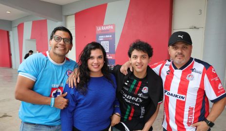  Antonio Barrera, Nuria Faz, Rubén y Rubén Faz.