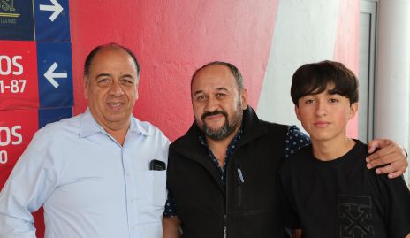  Miguel Morales, Iván Tristán y Santiago Iván.