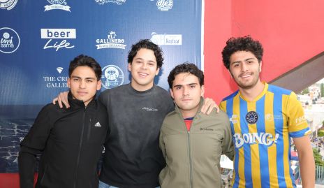  Héctor Castro, Gustavo López, Mariano Maya y José Eduardo Huerta.