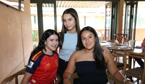  Valentina, Matilda y Lourdes.