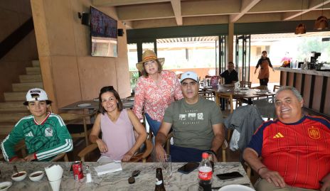  Cali Díaz de León, Chío Subirana, Leticia Anaya, Alejandro Anaya y Carlos Delgado,.