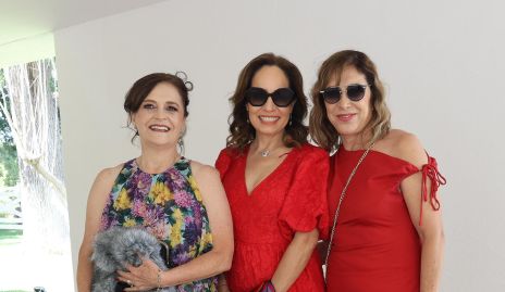  Fabiola González, Ana Luisa Acosta y Rosy Díaz Infante.