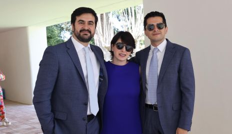  Enrique Dávila, Karime Chalita y Emilio Cueli.