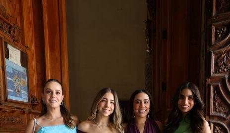  Alejandra Martínez, Estefanía Leija, Paulina Suárez y Rocío de la Vega.
