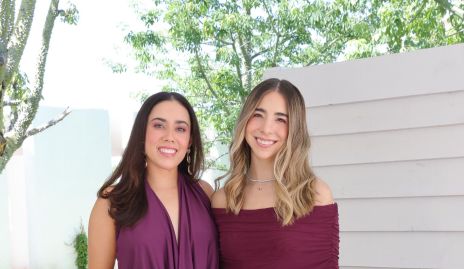  Paulina Suárez y Estefanía Leija.
