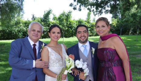  Héctor Dávila, Cecilia Dávila, Diego García y Toyita Villalobos.
