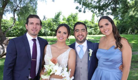  Alfonso Duarte, Cecilia Dávila, Diego García y Cristina Dávila.