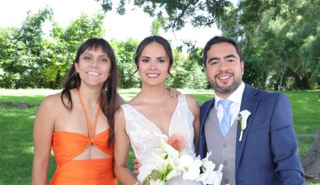  Claudia Díaz de León, Cecilia Dávila y Diego García.
