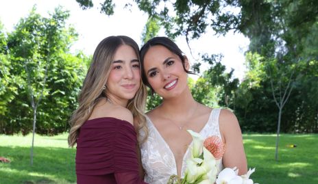  Estefanía Leija y Cecilia Dávila.