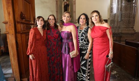  Pina Cadena, Laura de la Rosa, Toyita Villalobos, Beatriz Treviño y Rosy Díaz Infante.