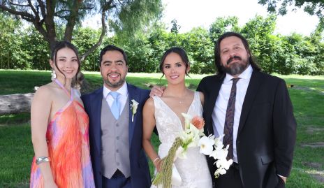  Guadalupe Rodríguez, Diego García, Cecilia Dávila y Jaime González.