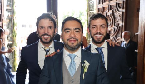  Mauricio Güemes, Diego García y Omar Güemes.