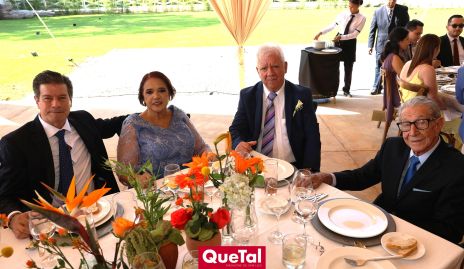  Félix Andrés, Amalia Cruz, Eduardo García y Onorato López.