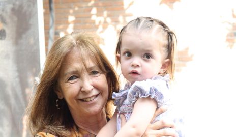  Rita con su nieta Luciana.