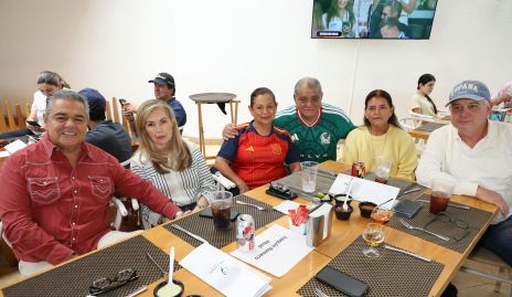  Juan Carlos Morán, Alicia Cortez, Vero Humara, Joaquín Romero, Rocío Zavala y Enrique Martínez.