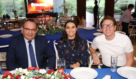  Arturo Morales, Nadia Ochoa y Alejando Montantes.