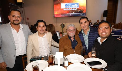  Gustavo Chabolla, Oscar Martell, Emiliano Fernández, Alejandro Polanco y Fernando Montañez.