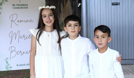 Regina, Marcelo y Bernardo.
