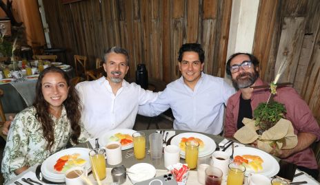  Montse Moran, Alfredo Aro, Fernando Navarro y Carlos Matienzo.