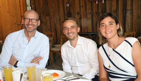  Tim Hiltman, Christian Yetze y Matilde Yetze.