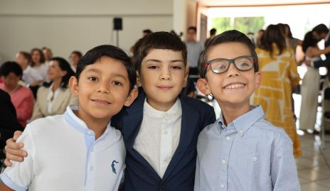  Ian, Bernardo y Miguel.