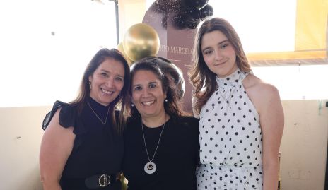  Rocío Moctezuma, Lupita Moctezuma y Valeria Aguilar.