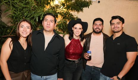  Nadia Fernández, Alberto, Marcela Michel, Hugo y Andrés Toranzo.