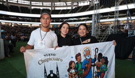  José Guadalupe, Anahí Lara y Mayra Guerrero.