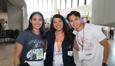 Priscila Villarreal, Nayelli Torres y Diego Cerino.