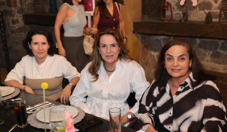  Lula López, Leticia Gutiérrez y Adriana Díaz Infante.