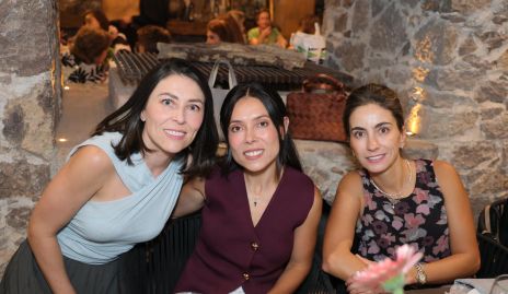  María José Treviño, Jimena Treviño y Lore Andrés.