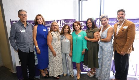  Armando Martínez, Krista Alvarado, Martha Varela, Rosy Álvarez, Adriana González Margarita Padilla  y Jorge Villalón, organizadores del evento.