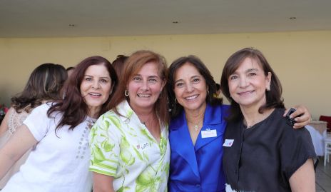  Lupita González, Lupita Dávalos, Rebeca Córdova y Pina Cadena.