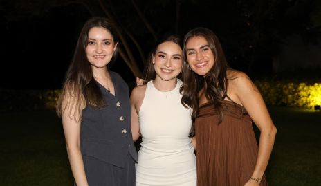  Valeria González, Daniela González y Marijo Valdés.