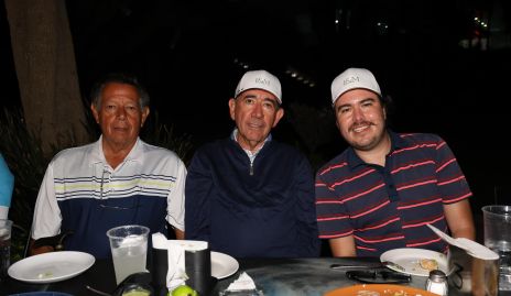  Chiquio Meade, Félix Bocard y Rodrigo Bolívar.