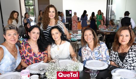  Margarita Padilla, Alma Méndez, Laura Hallal, Karla Ruiz, Rocío Moctezuma y Paty Gómez.