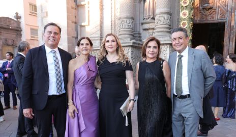  Alfonso Félix, Luchi Castelo, Gloria Gil, Carmen García y Pedro Castro.