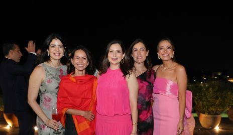  Caro Maza, Mariana Haro, Arantza Betance, Sofía Villaseñor y Hortensia Ramos.