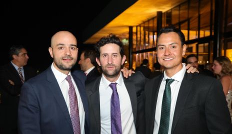  Sergio Madrigal, Santiago López y Ricardo Leos.