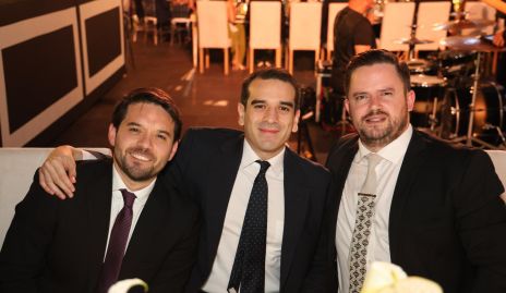  Jorge Chacón, Sebastián Viesca y Juan Autrique.