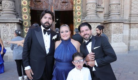  Mario García, María René, Erick Zámano y Marc.