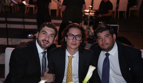  Diego Castañón, Alberto Gómez y Rubén Ramírez.
