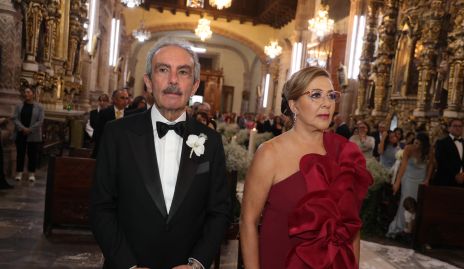  Mario García y Nina Rodríguez Udaeta, papás del novio.