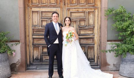 Mariana Díaz de León Lastras y José María Estévez, ya son esposos.