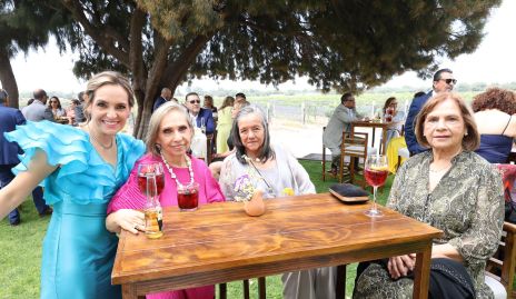  Flor Rosillo, Mercedes Lastras, Tere Gómez y Lupita Martínez.