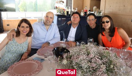  Jessica Medlich, Germán Sotomayor, Daniel Zollino, Chino Romo y Carolina Silva.